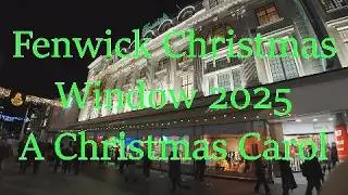 Fenwick Christmas Window 2025 | A Christmas Carol Display in Newcastle | UK Festive Travel Vlog