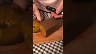 Easy Chocolate Milk Mandarin Mousse 🥛🍫🍊 #shorts #chocolate #viral