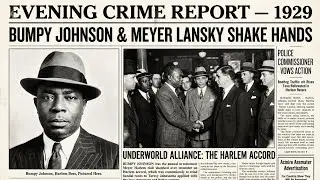 1929 News: The Handshake Between Bumpy Johnson & Meyer Lansky That Shocked Everyone