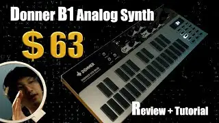 【DONNER B1】TB-303クローンシンセサイザー🎹をレビュー&実演