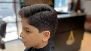 Aprenda fazer corte de cabelo de criança | passo a passo como cortar cabelo todo na tesoura