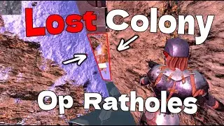 Lost Colony OP RATHOLES Unraidable Ark Ascended Hidden Base Spots Official