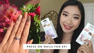 PRESS ON NAILS (Kiss Brand) TRY ON/REVIEW + TIPS