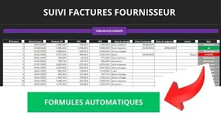 Échéancier Excel : Suivi de Paiement Fournisseurs