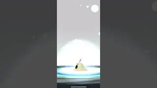 [Pokemon GO] Evolving 98% Sandygast into 98% Palossand! #sandygast #palossand #beach