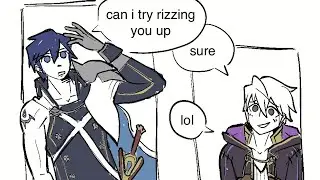 FEH - Support interaction - Chrom & M!Robin 🗡️📖💘