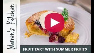 Fruit tart with summer fruits
