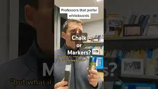 Chalk or markers? Don't be ridiculous... #math #chalk #hagoromo #whiteboard #markers
