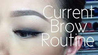 Current Brow Routine using ABH Dipbrow