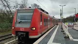 Perl-Schengen (DE): arrival of DB 425 111-1 / 425 611-1 with its RB82 from Trier HBF