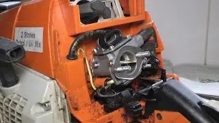 Stihl MS290 carburetor clean & rebuild