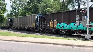 INDIANA & OHIO ( I & O) RAILROAD, HERZOG BALLAST ROCK TRAIN, LOVELAND OHIO.