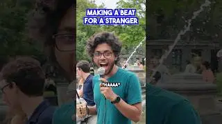 Made a beat with his voice! 😆 #beatbox #loopstation #