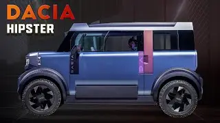 Dacia Hipster Concept &mdash; самый доступный электромобиль будущего!