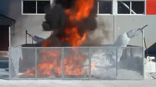 Fire extinguishing modules with high expansion foam MPPVK 