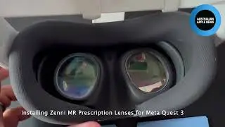 Installing Zenni lenses into Meta Quest 3