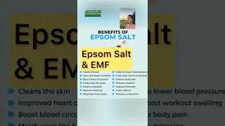 Epsom salt and EMF Electro magnetic fields