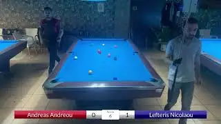 DIODIA CAFE - Pancyprian 9 ball - category C - Andreas Vs Lefteris (Losers Qualifications)