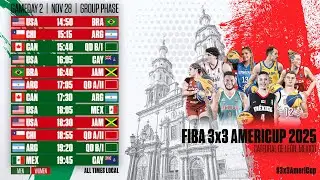 RE-LIVE | FIBA 3x3 AmeriCup 2025 | Day 2 | 3x3 Basketball