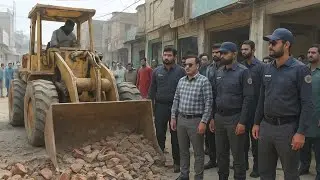 Pera Force Action in Rahim Yar Khan | Encroachment Mafia Crushed in Auto Market