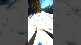 😬 Don't Ride Your Bike on SNOW! 😱❄️ #shorts