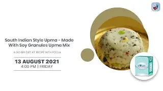 South Indian Style Upma - Made With Soy Granules Upma Mix