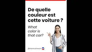 De quelle couleur est cette voiture ?