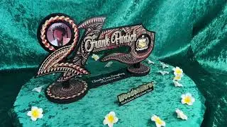 Luxury 21st Birthday Keys &ndash; WW792 Coming of Age Design | Samoan Red Blended into Gold