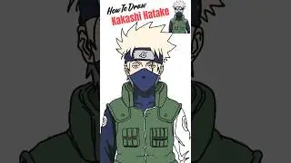 Mastering Kakashi: Easy Anime Drawing Tutorial for Beginners #Shorts