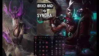 MID Ekko vs Syndra