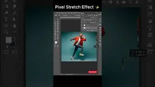 Pixel Stretch Photoshop | Pixel Stretch Effect | Pixel Stretch #photoshop #tutorial #shorts