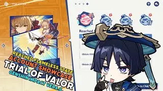 Reached Flameless State | Trial of Valor | Genshin v6.2 | AR45/WL5