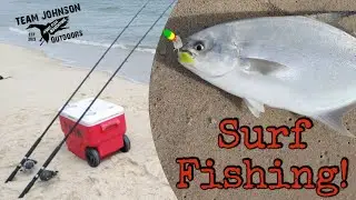 Surf Fishing! - St. George Island, FL! - Pompano! - Blue Runner! - Permit! - Stingray! - And More!
