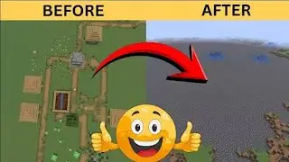 I destroyed a village in minecraft 