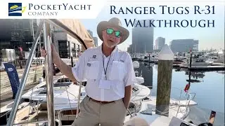 Ranger Tug R-31 Command Bridge - FULL Walkthrough | PocketYacht.com