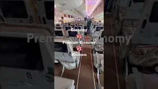 Singapore Airlines A350: Economy vs Premium Economy vs Business Class