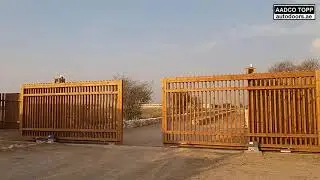 Aadco | Nice Th1500kg Automatic Sliding Gate Operator At Jabal a Hafeet Desert Park, Al Ain UAE