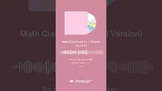 Math Class Crush