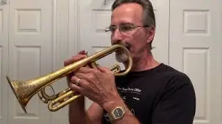 Rare 1912 Holton Cornet, Couturier Model.