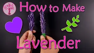 How to Make an Origami Lavender 💜🌿 | Elegant Paper Flower