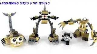 Lego mixels series 3 the spikels scorpi,footi,hoogi review