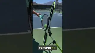 How to create topspin 🎾--#tennis #tennisdrills #tennisplayer #tennispro