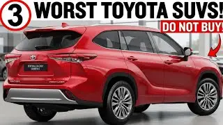 Worst and Best Toyota SUVs for 2025–2026 | Avoid These, Buy These Instead