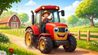 🚜 Brumm Brumm Traktor auf dem Bauernhof 🌾 | Lustiges Tierlied für Kinder | Deutsch Kinderlied