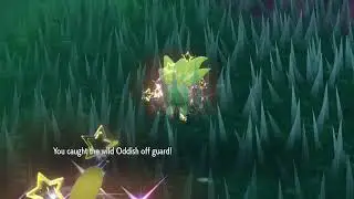Finding and Catching shiny Oddish at a mass outbreak in Pok&eacute;mon Scarlet. #shinypokemon 