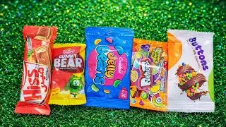ASMR Candy Unboxing | Jelly, Lollipops, Chocolates, & Bunties  Satisfying Sounds #asmr