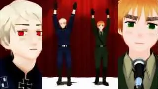 【Hetalia MMD】 マッチ棒 【UK & Prussia】
