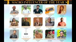 Голосуйте за &laquo;Макроинфлюенсера года&raquo; в рамках премии Niger Delta Advancement Awards 8.0, где 9 шт...