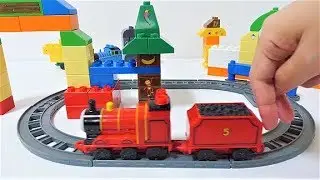 Thomas & Friends mega block Long video for children.Party set,Sodor Animal Park