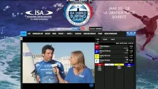 2017 ISA world surfing games repechage round christos chatzis Run